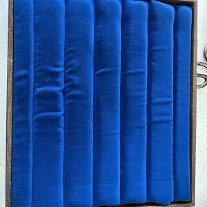 Blue Velvet Jewelry Display Tray